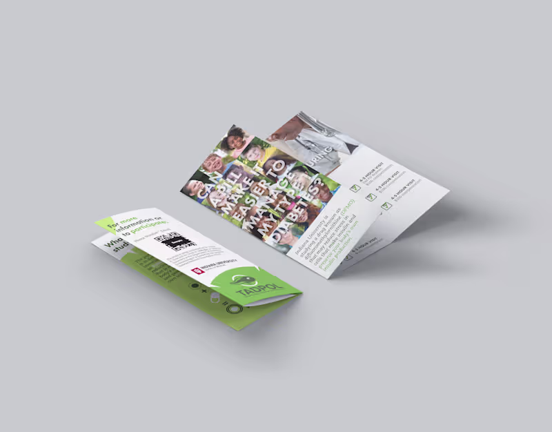 Cover image for TADPOL - Type 1 Diabetes Recruitment Brochure