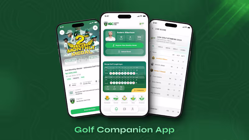 Cover image for Designing a Fair Play Golf Companion App