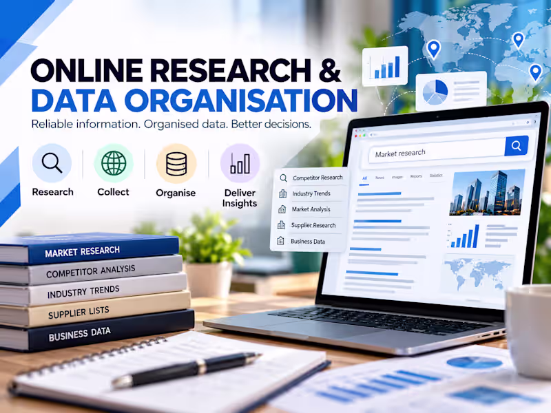 Cover image for Online Research & Data Organisation