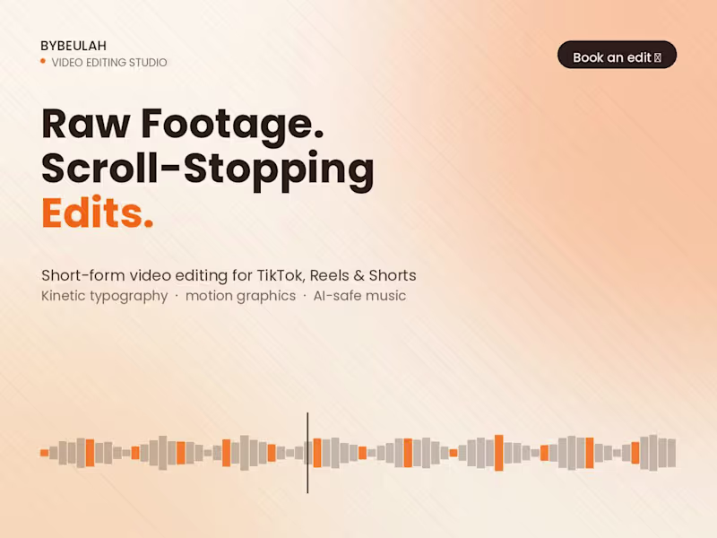 Cover image for Video Editor | Content Strategist | Thumbnails designer. 