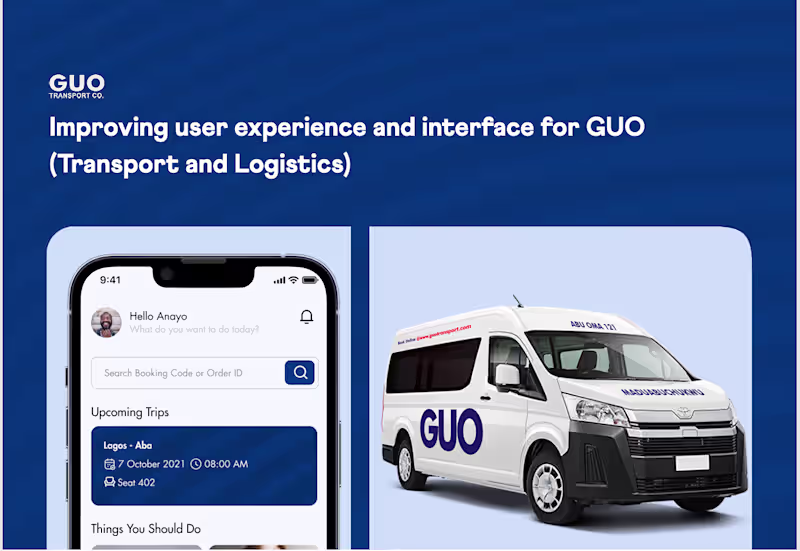 Cover image for GUO LOGISTICS &TRANSPORT
