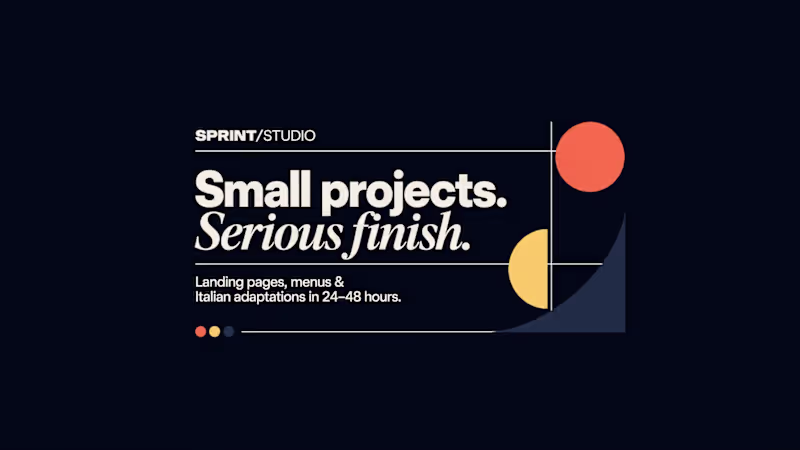 Cover image for Responsive landing page designed and built in 48 hours