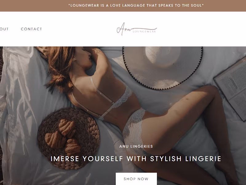 Cover image for Anu loungewear
