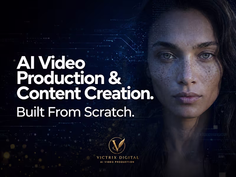 Cover image for AI Video Production & Content Creation. Built From Scratch.