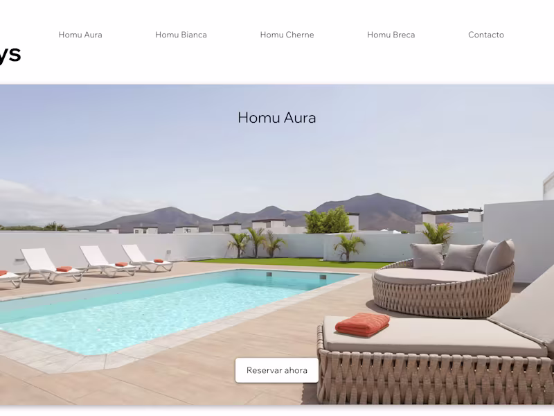 Cover image for Homu Holidays
