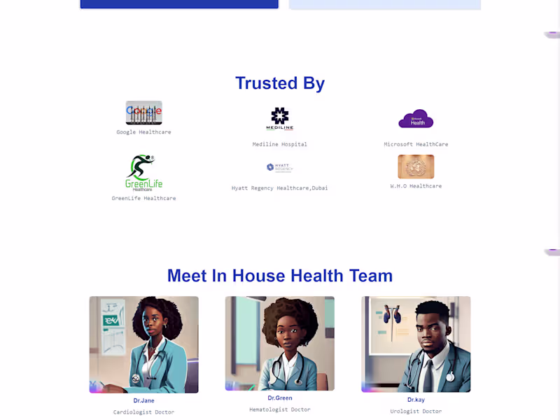 Cover image for Telemedicine website