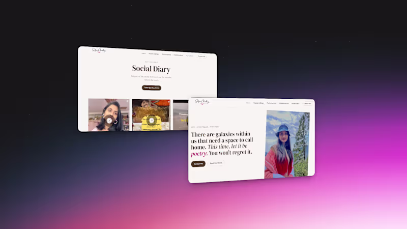Cover image for The website was designed to