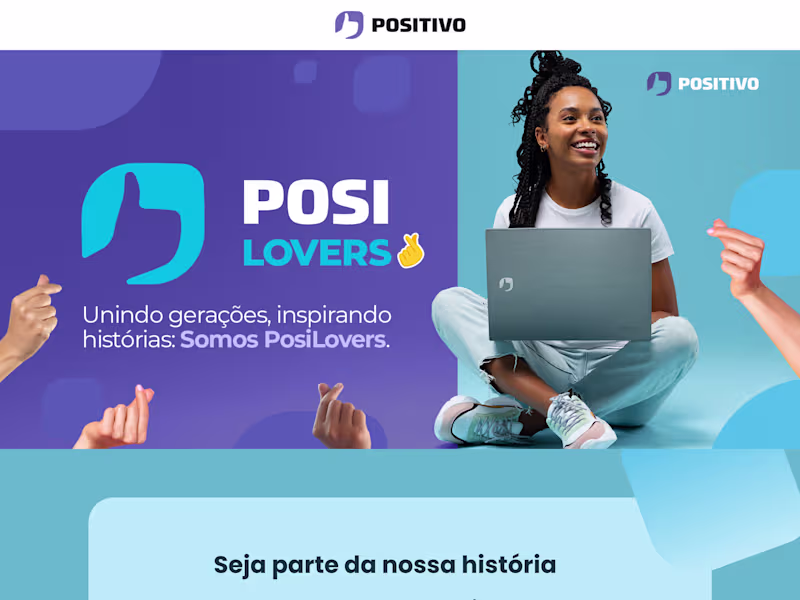Cover image for Landing Page for Posilovers, from