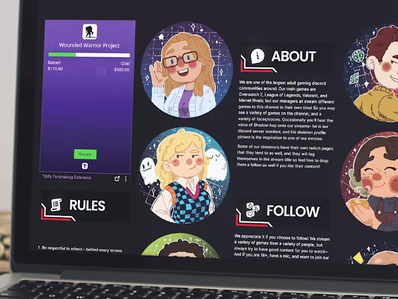 Cover image for Stream elements for your streaming overlays (NO AI)