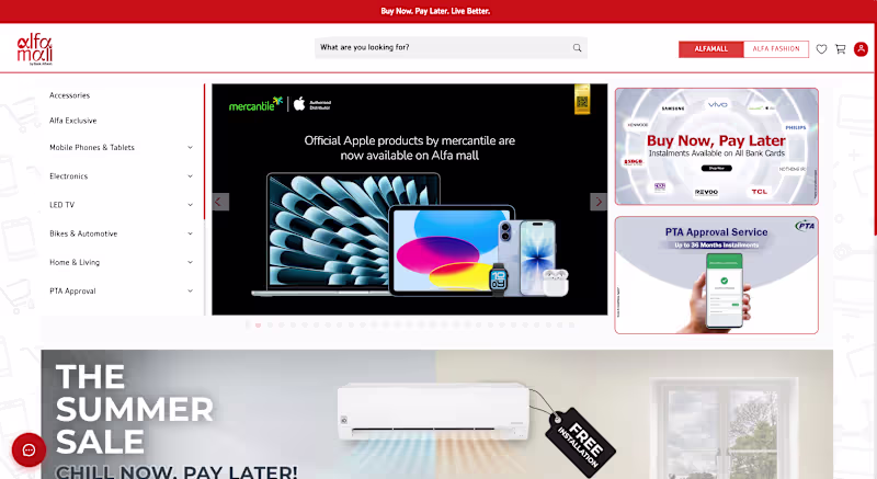 Cover image for Alfa Mall an E-commerce Market