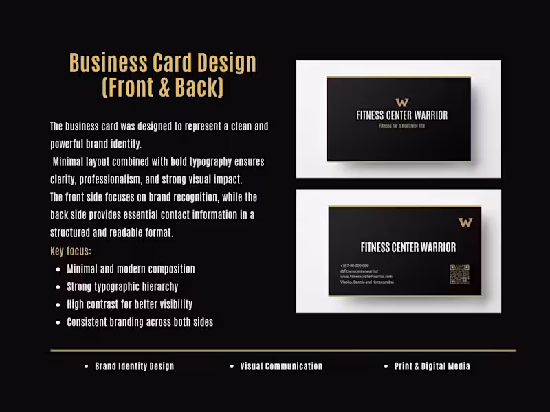 Cover image for Developed a complete brand identity
