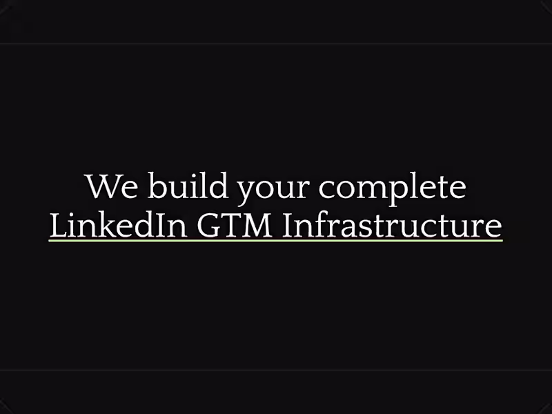 Cover image for Landing page for a LinkedIn