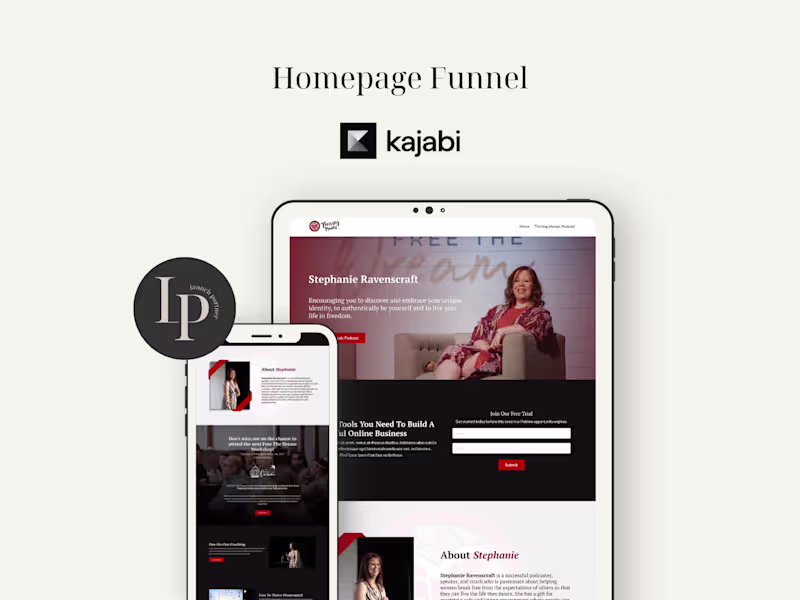 Cover image for Homepage Funnel Build for Business Consultant