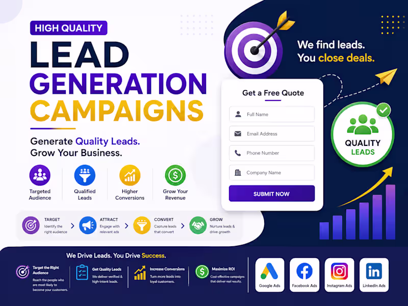 Cover image for Lead Generation Campaign Setup & Management