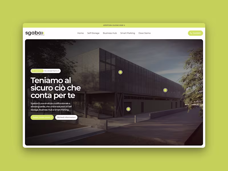 Cover image for Sgabox - Self-Storage Center