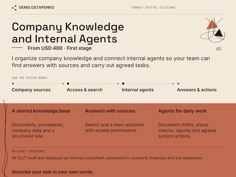 Cover image for Company Knowledge and Internal Agents