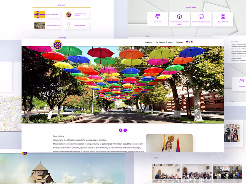Cover image for Official website of the Municipality of Ejmiatsin