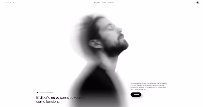 Cover image for Anddres — Portfolio & Design Manifesto