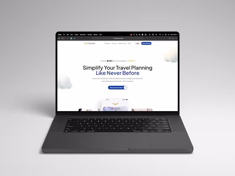 Cover image for Falcon - Framer Landing Page Dev