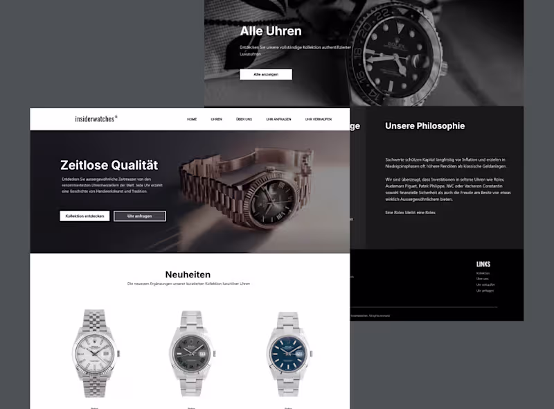 Cover image for Webflow Website Development for Insider Watches
