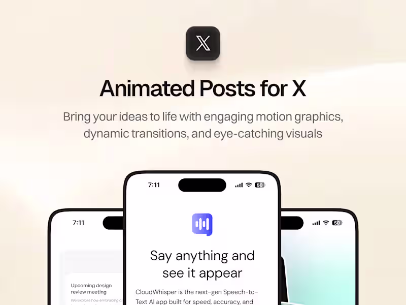 Cover image for  7 Animated UI Posts for X That Help You Attract Clients