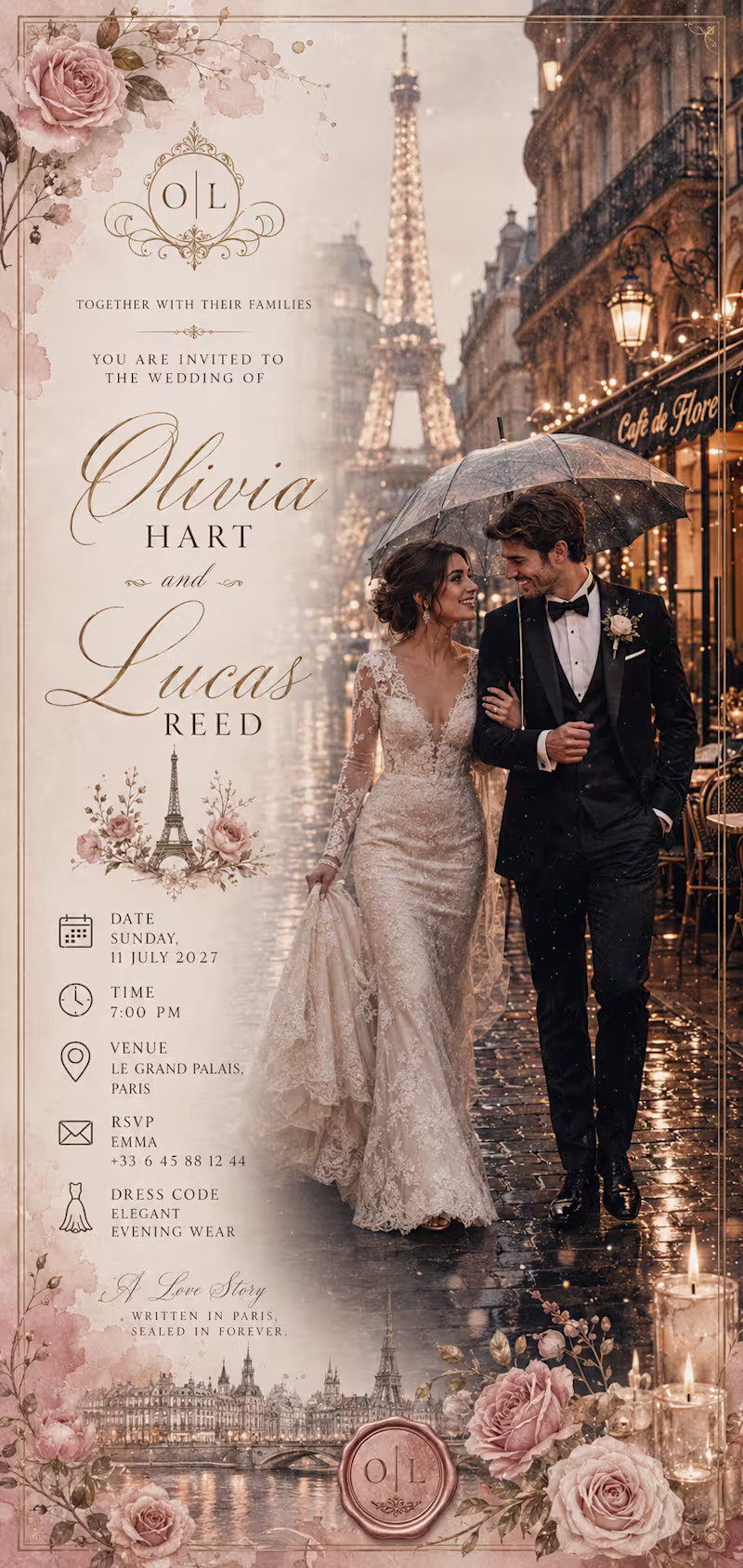 Cover image for Elegant Event & Custom Invitation