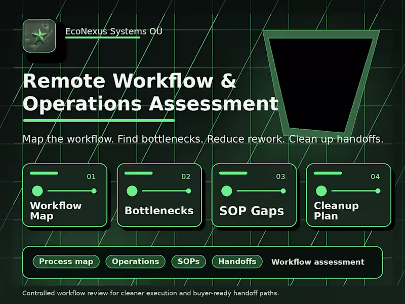 Cover image for Workflow & Operations Assessment