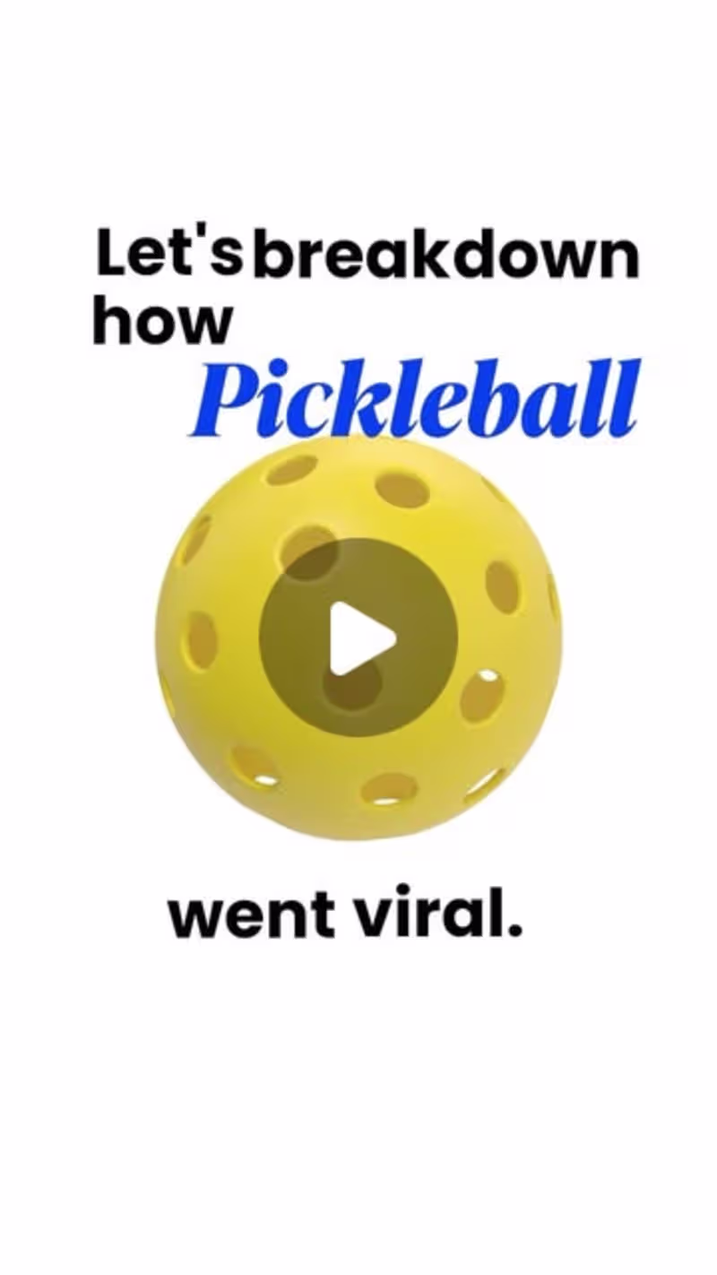 Cover image for Pickleball Social Media Takeover