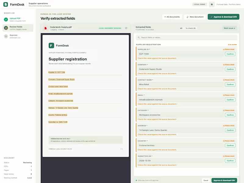Cover image for Invoice PDFs to QuickBooks or Excel, automated