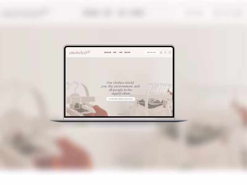 Cover image for Encircled | Strategize brand strategy and redesign website home