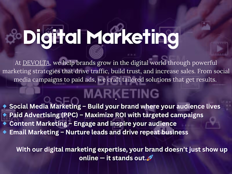 Cover image for Social Media Marketing & Management for Business Growth.