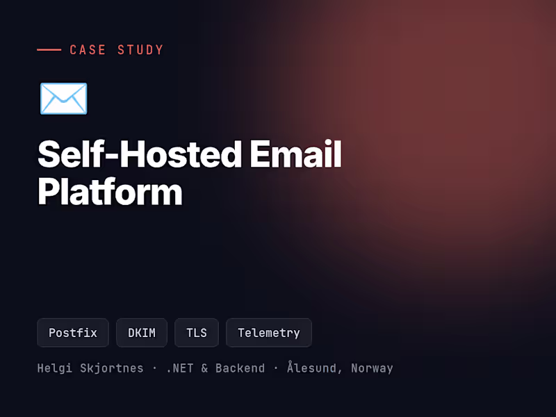 Cover image for Self-Hosted Bulk Email Platform