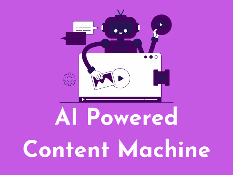 Cover image for AI Content Creator