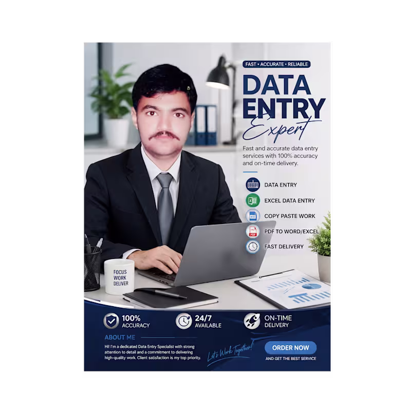Cover image for Data entry specialist