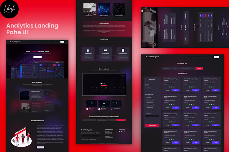 Cover image for Created The Web Applications using Figma and Framer