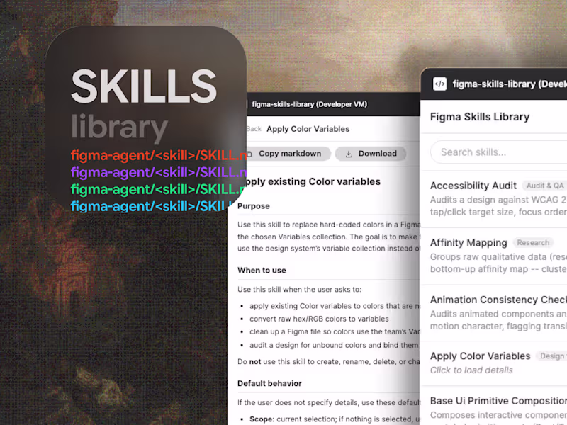 Cover image for SKILLS for Figma Agent is