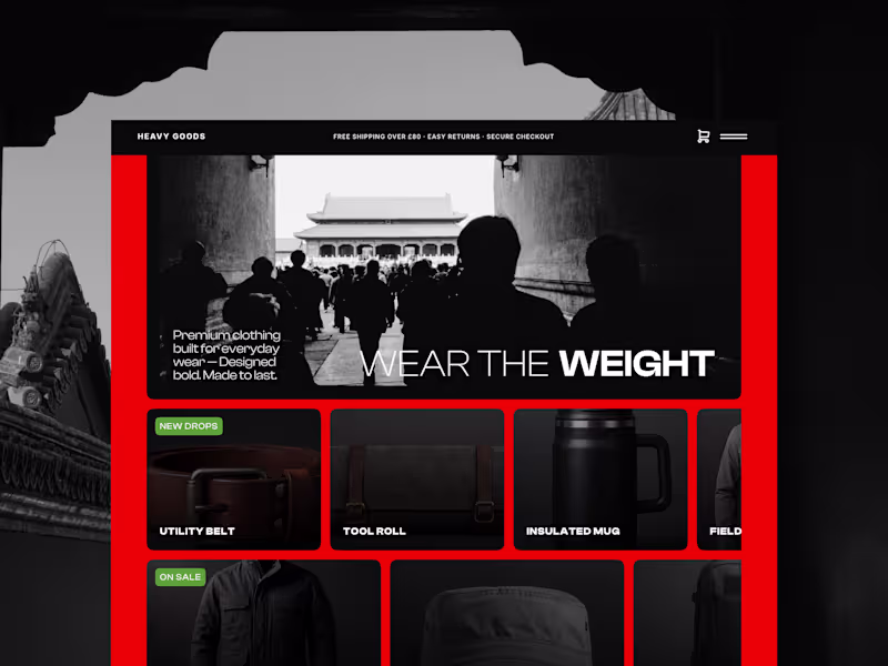 Cover image for Heavy Goods: Framer Ecommerce, End to End