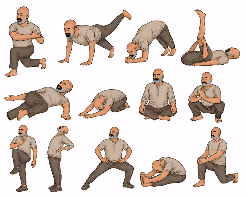 Cover image for Custom Fitness & Yoga Illustrations