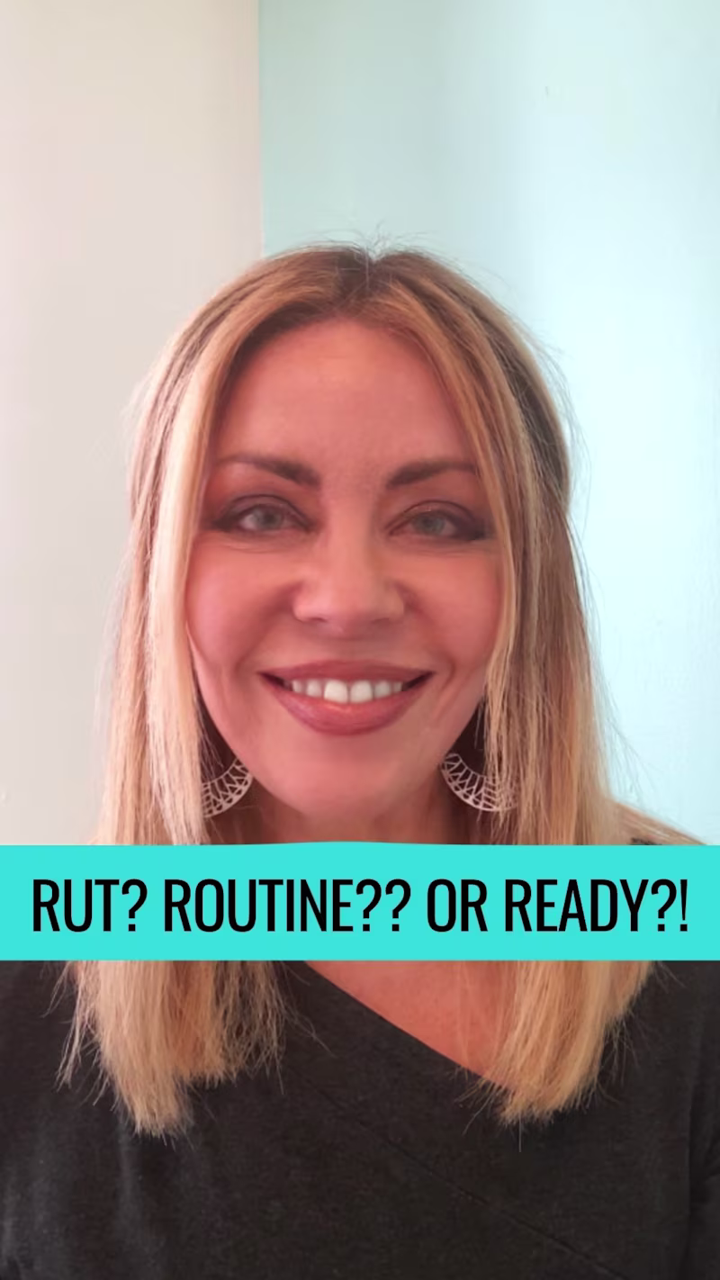 Cover image for Rut, Routine Or Ready To Tackle Your Dreams?
