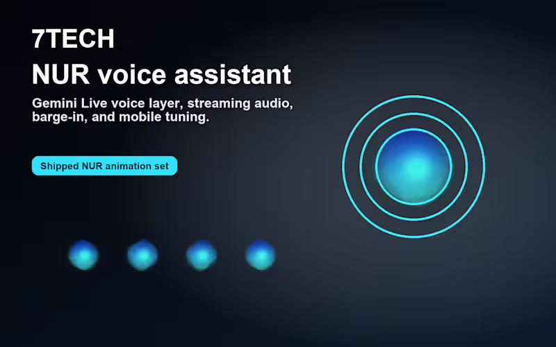 Cover image for NUR Voice Assistant