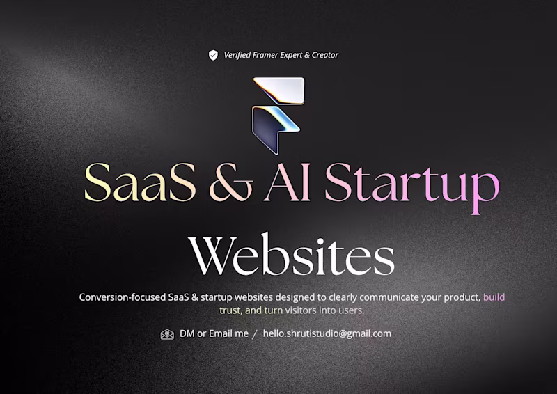 Cover image for SaaS & AI Startup Websites
