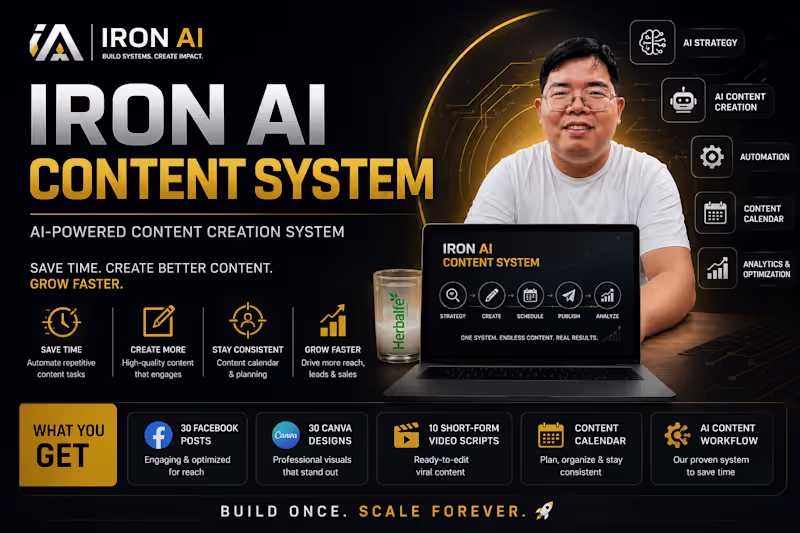 Cover image for Iron AI Content System