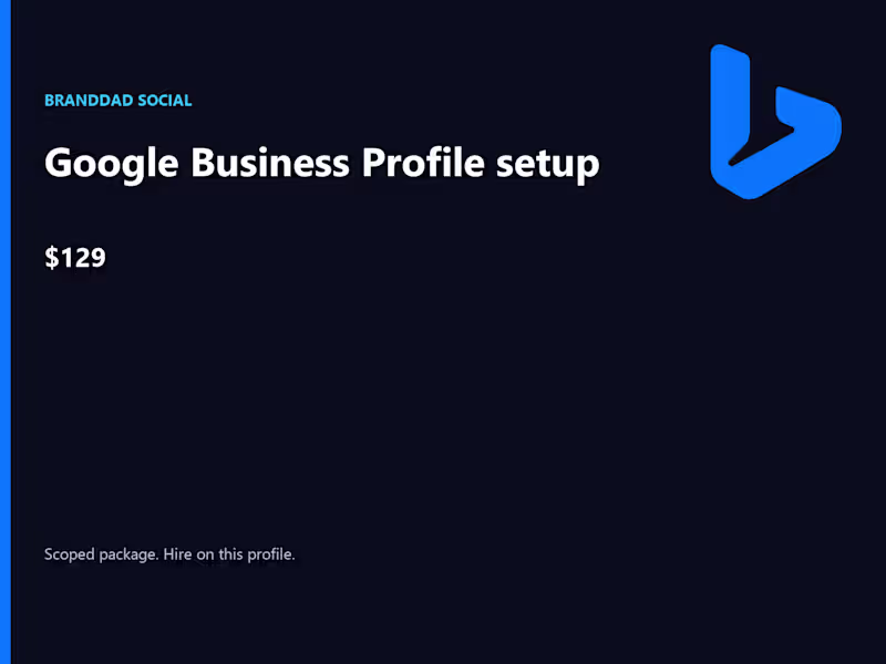 Cover image for Google Business Profile setup