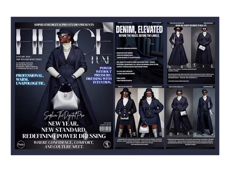 Cover image for Crafting a Cohesive Luxury Fashion Editorial: From Cover to ...