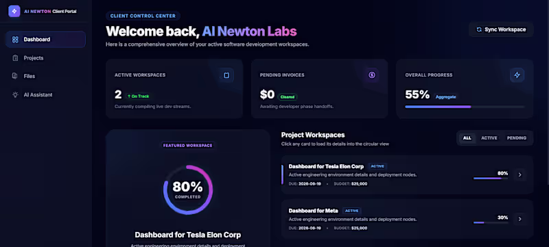 Cover image for Full-Stack AI Dashboard —  React, Supabase & Live Data