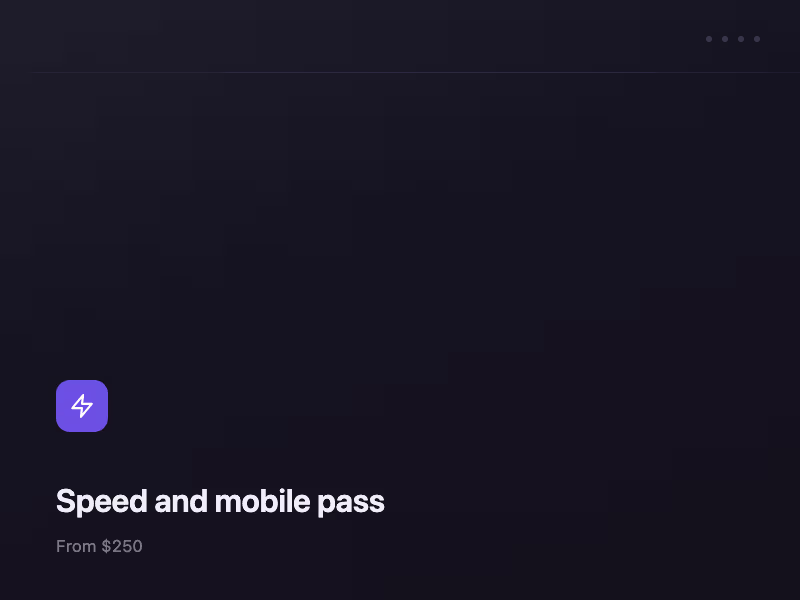 Cover image for Speed and mobile pass
