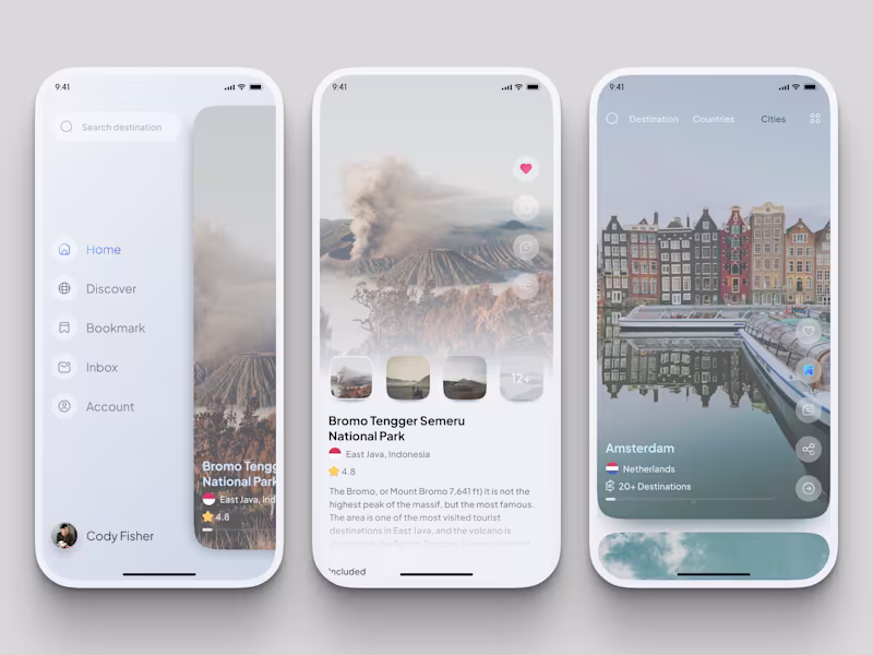Cover image for Tour & Travel App Design Save it for your inspo 👌🏻 More de...