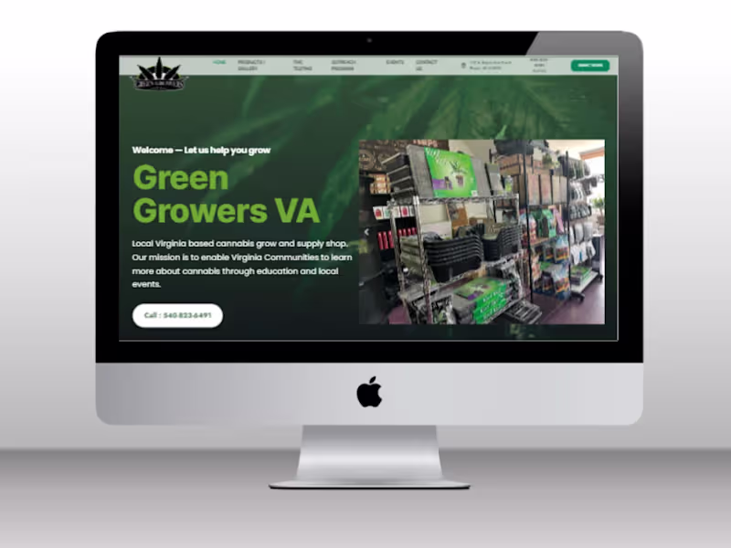 Cover image for Green Growers WordPress Responsive Website Design