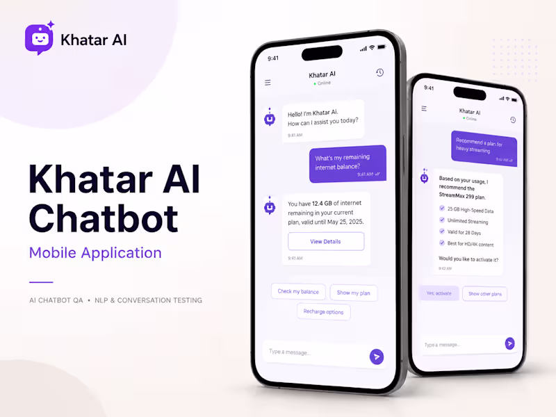 Cover image for Khatar AI Chatbot – AI-Powered Mobile Application