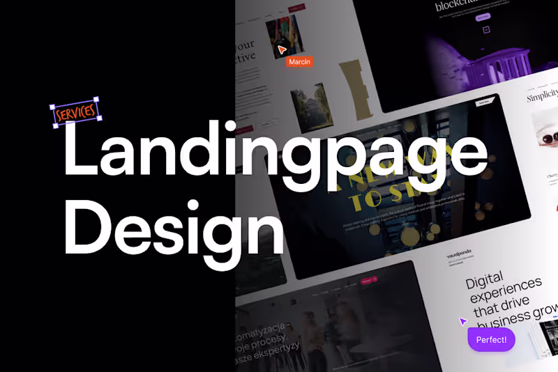 Cover image for Landingpage Design
